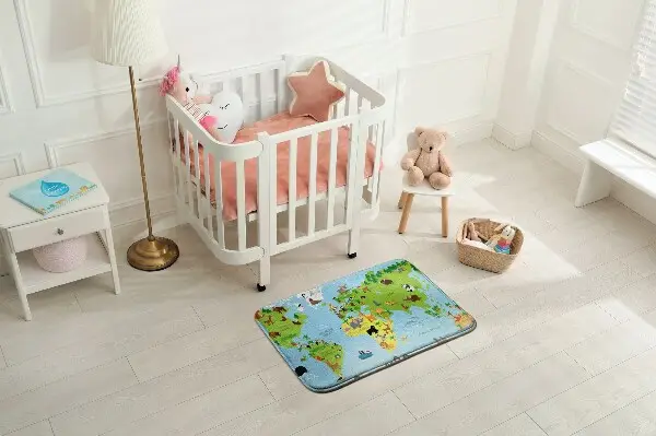 Tappeto Mappa degli animali del mondo