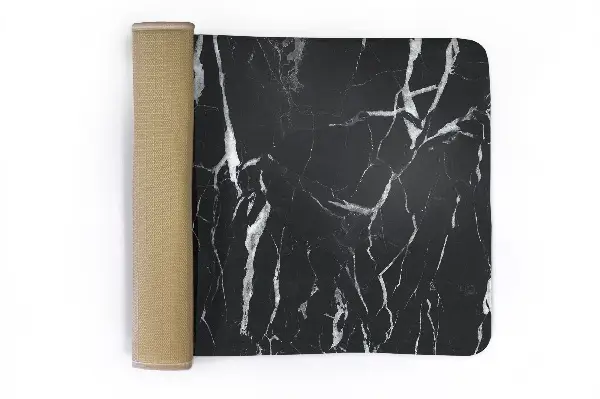 Tappeto Modello di marmo nero