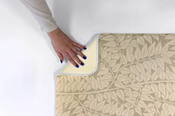 Tappeto Foglie beige