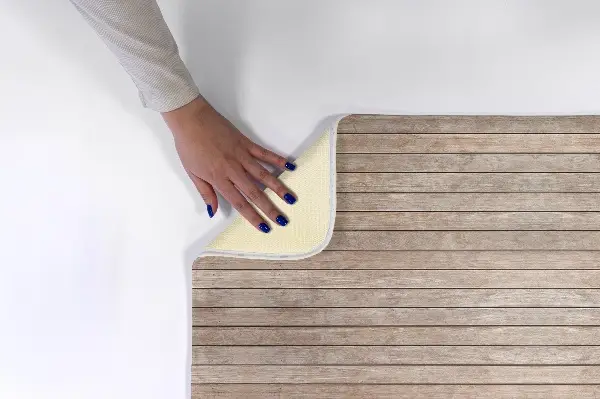Tappeto Motivo di assi di legno