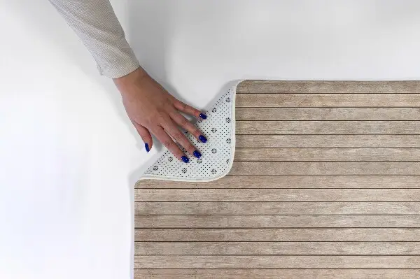 Tappeto Motivo di assi di legno