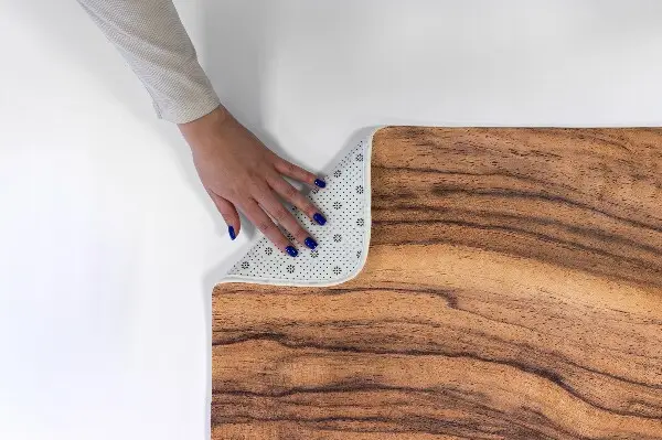 Tappeto Legno con nodi