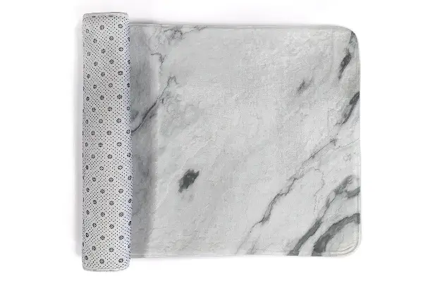 Tappeto Scacchiera in bianco e nero.