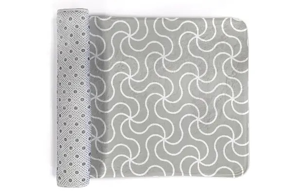 Tappeto Linee ondulate intrecciate