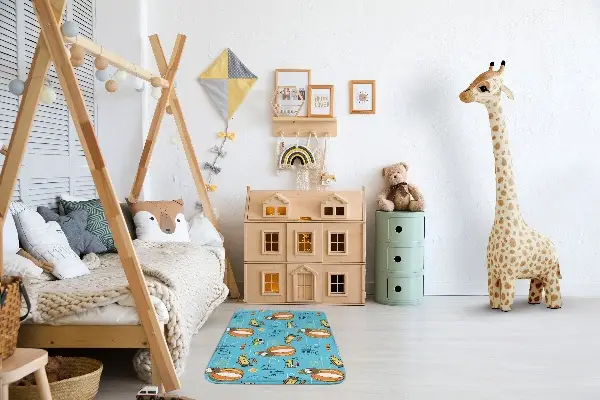Tappeto Orsacchiotto con palloncino per bambini