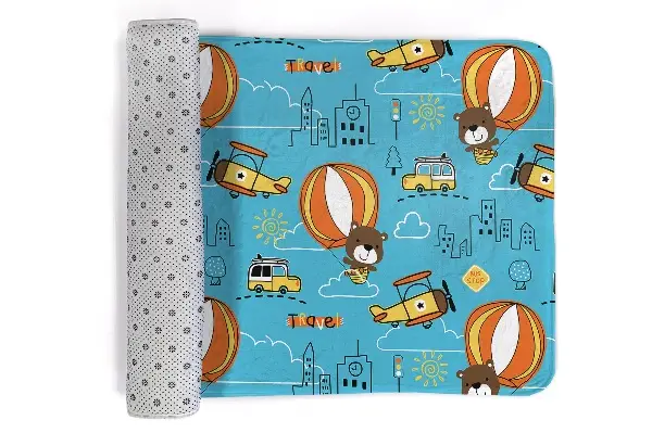 Tappeto Orsacchiotto con palloncino per bambini
