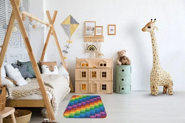 Tappeto Blocchi LEGO colorati