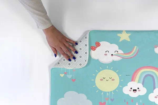Tappeto Nuvole e arcobaleni
