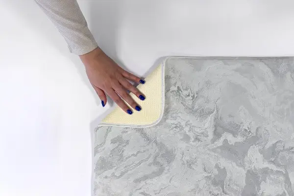Tappeto moderno Motivo marmorizzato nei toni del grigio