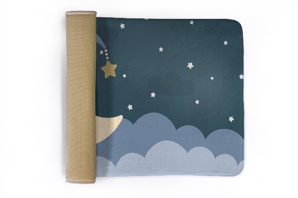 Tappeto moderno Luna con cappello