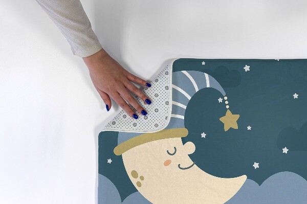 Tappeto moderno Luna con cappello