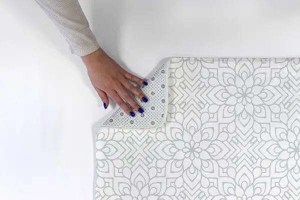 Tappeto moderno Motivo floreale geometrico