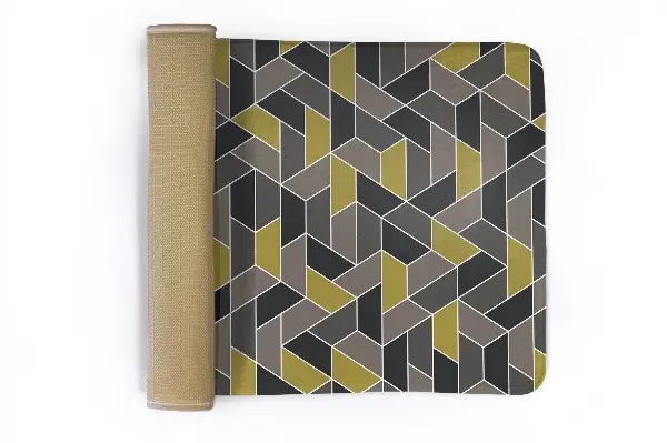 Tappeto moderno Motivi geometrici con rombi colorati