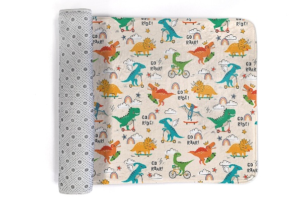 Tappeto moderno Dinosauri su veicoli