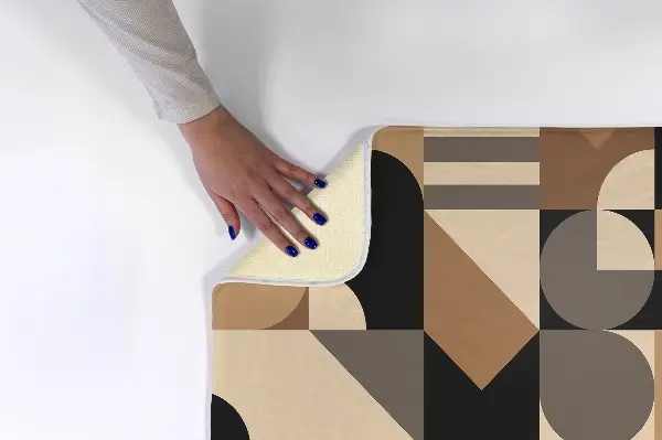 Tappeto moderno Forme geometriche in colori neutri
