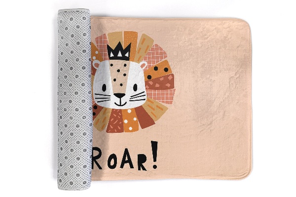 Tappeto moderno Leone con corona