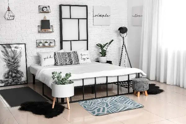 Tappeto moderno Motivo geometrico con linee e forme