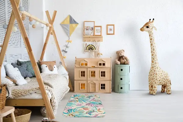 Tappeto moderno Foglie e banane