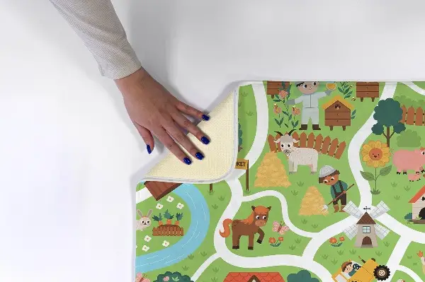 Tappeto moderno Fattoria con bambini