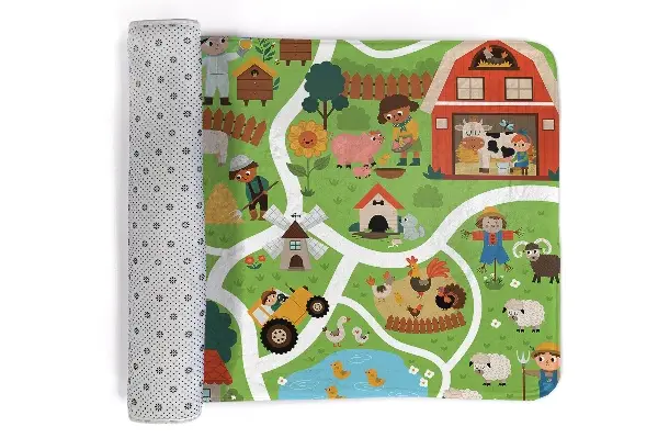 Tappeto moderno Fattoria con bambini