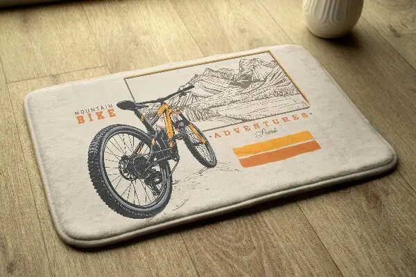 Tappeto moderno Bicicletta da montagna
