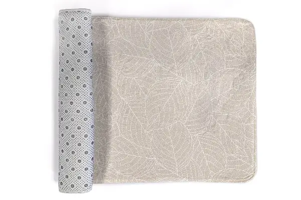 Tappeto moderno Foglie in un delicato disegno