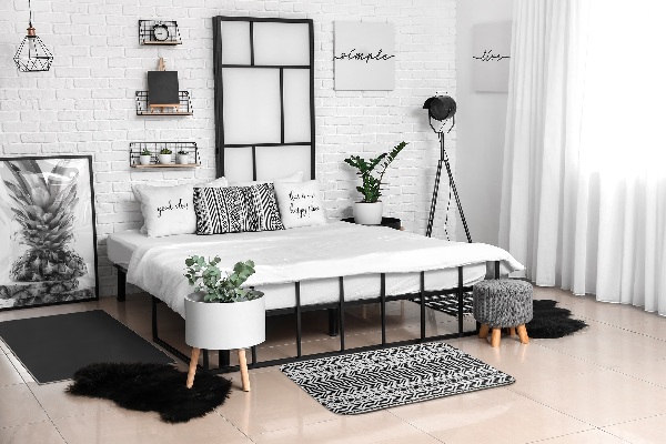 Tappeto moderno Motivo geometrico a zig zag e meandro greco