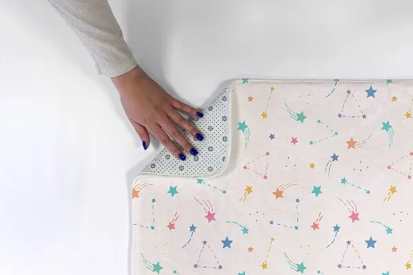 Tappeto moderno Disegni di stelle colorate