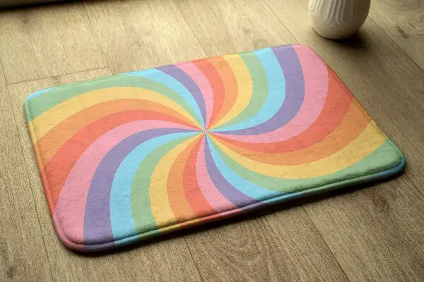 Tappeto moderno Spirale colorata