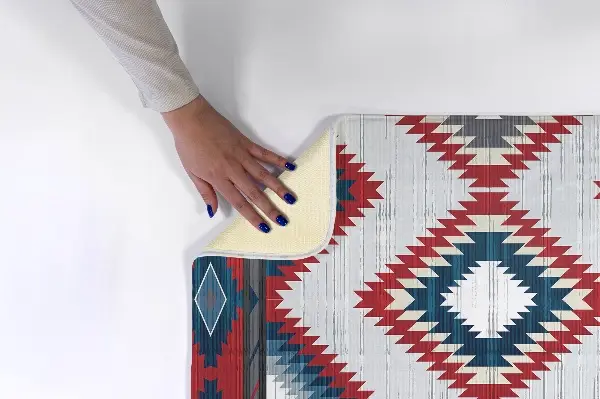 Tappeto moderno Motivo geometrico in stile azteco