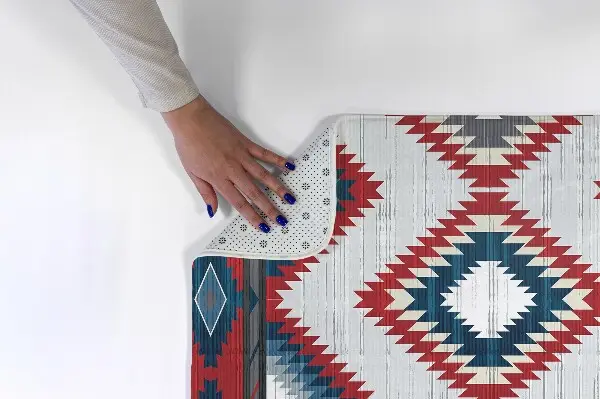 Tappeto moderno Motivo geometrico in stile azteco