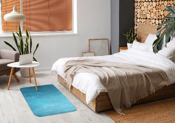 Tappeto moderno Texture blu