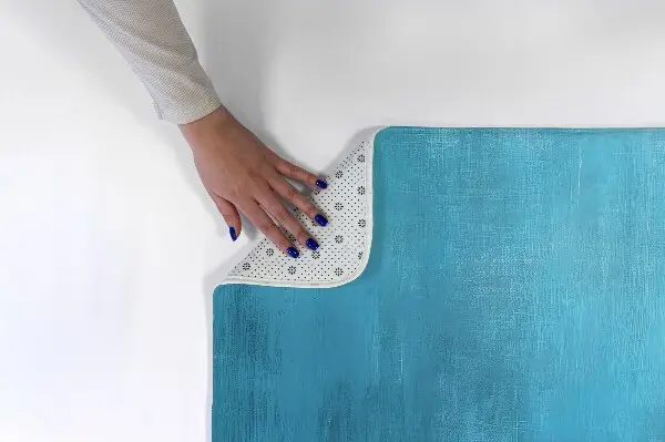 Tappeto moderno Texture blu