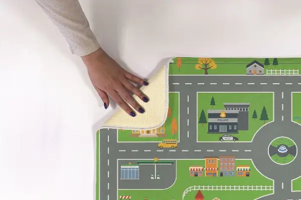 Tappeto moderno Città con strade