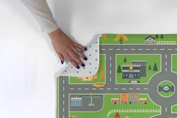 Tappeto moderno Città con strade