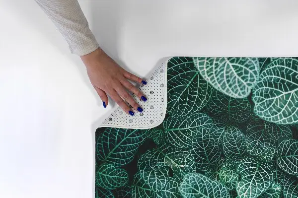 Tappeto moderno Foglie con venature