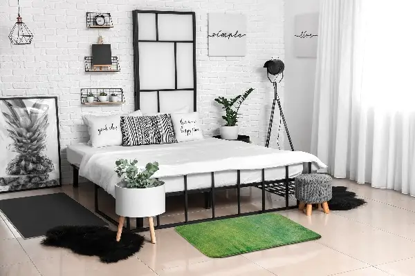 Tappeto moderno Texture per pareti verdi