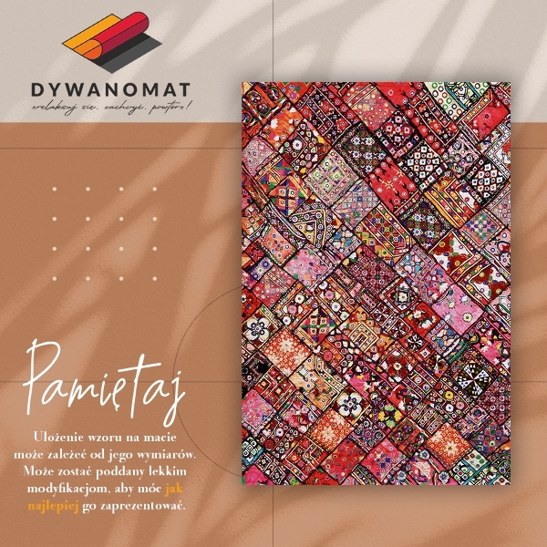 Tappeto in vinile Patchwork a mosaico