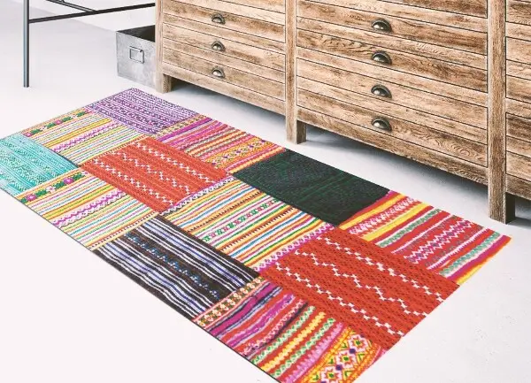 Tappeto in vinile Patchwork turco