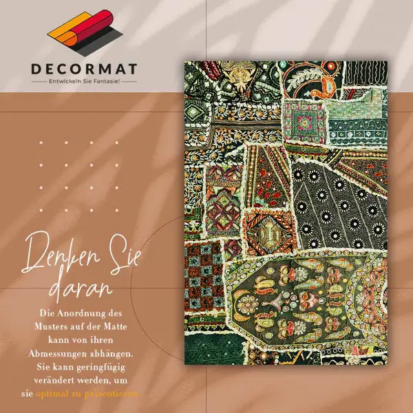 Tappeto vinile Patchwork in stile turco