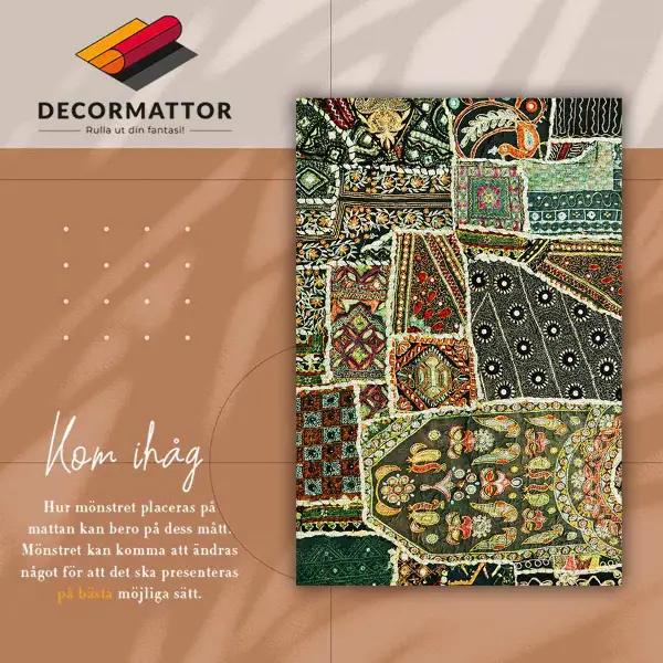 Tappeto vinile Patchwork in stile turco
