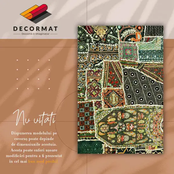 Tappeto vinile Patchwork in stile turco