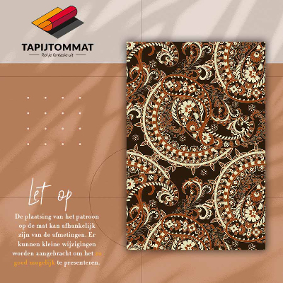 Tappeto vinile Paisley Retro