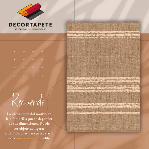 Passatoia vinile Beige in linee