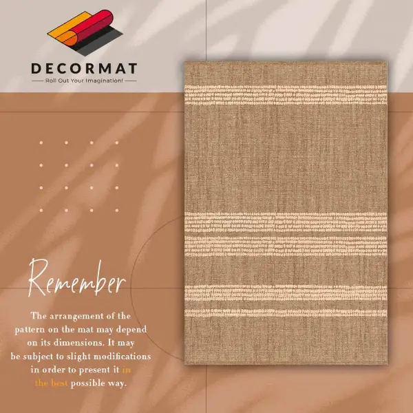 Passatoia vinile Beige in linee