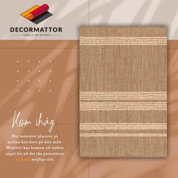 Passatoia vinile Beige in linee