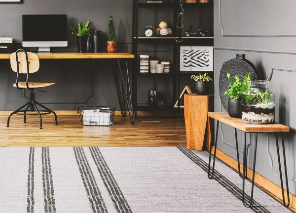 Tappeto vinile Linee grigie