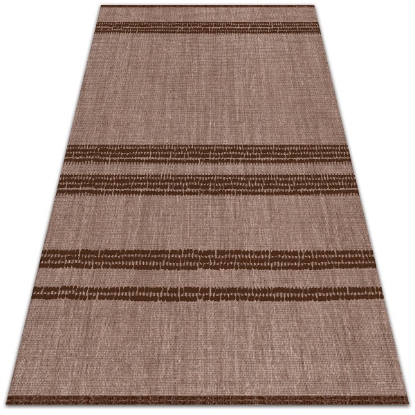 Tappeto in vinile Brown in linee