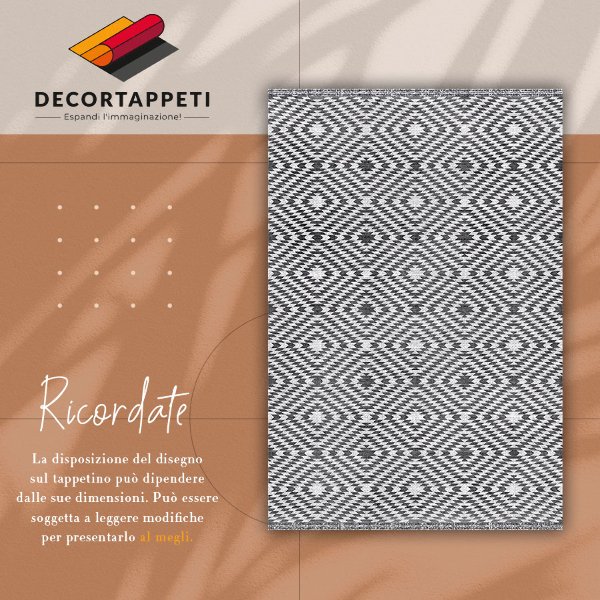 Tappeto in vinile Diamanti turchi