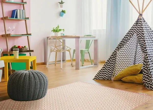Tappeto in vinile Pattern orientale rosa